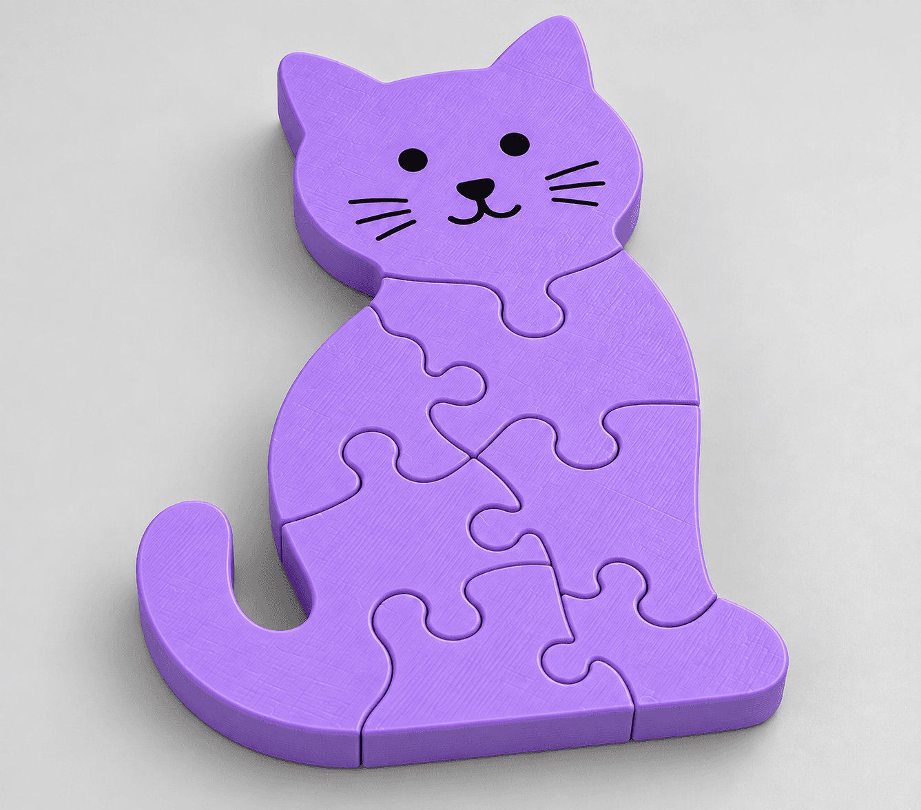 Ảnh minh họa puzzle mèo lavender