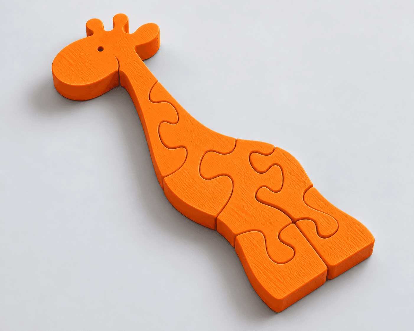 Ảnh minh họa puzzle hươu cao cổ