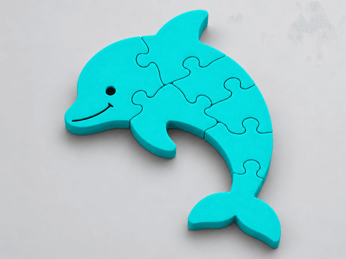 Ảnh minh họa puzzle cá heo