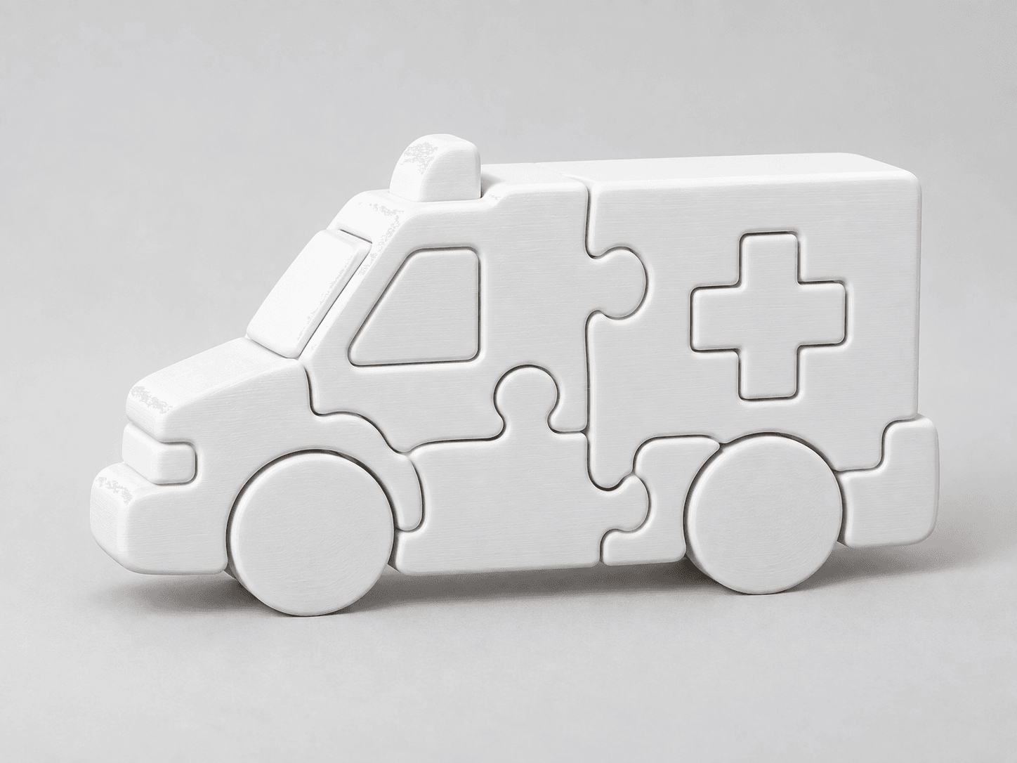 Ảnh minh họa puzzle xe cứu thương