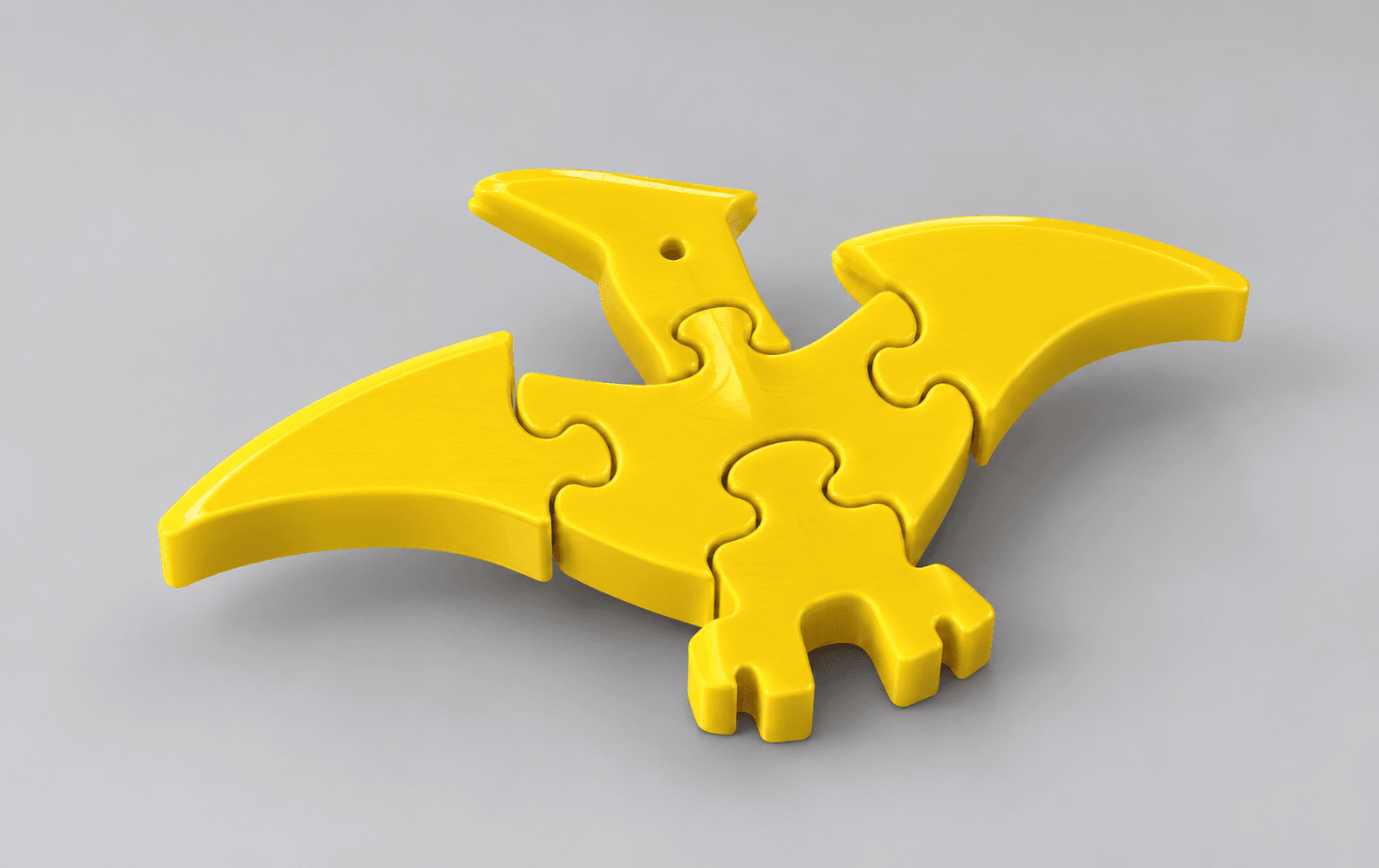 Ảnh minh họa puzzle khủng long có cánh